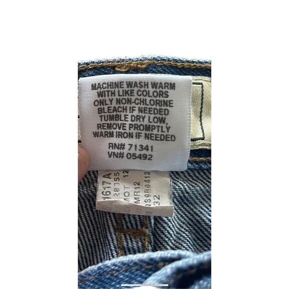 LL. Bean Men's Straight Leg Relax fit Cotton Blue Denim Pants Size 38/32 - Picture 4 of 11